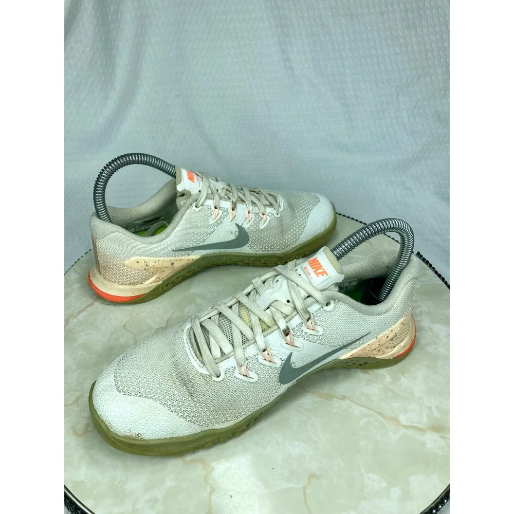 Nike Metcon 4 Training Shoes Womens 6 Sail Gum White Crossfit Running Sneakers